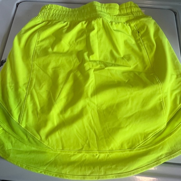 lululemon athletica Neon Yellow Mini Skirt - Picture 2 of 6